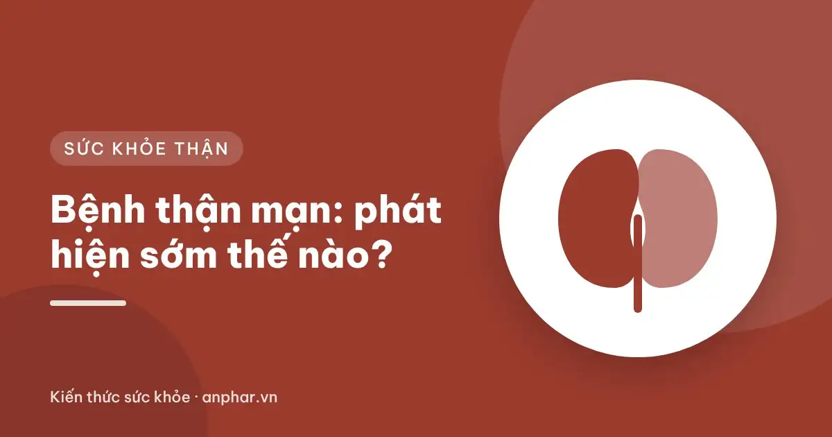 Minh họa hai quả thận cùng ống nghiệm máu và nước tiểu, biểu tượng kiểm tra sức khỏe thận định kỳ