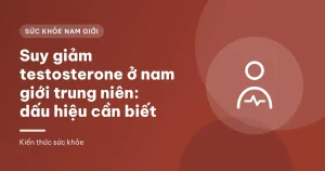 Người đàn ông trung niên trao đổi với bác sĩ về sức khỏe nội tiết tố nam
